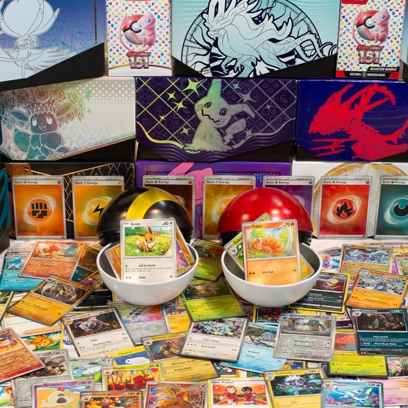 ✨ POKEBALL filled with POKEMON CARDS ✨ - Picture 4 of 10